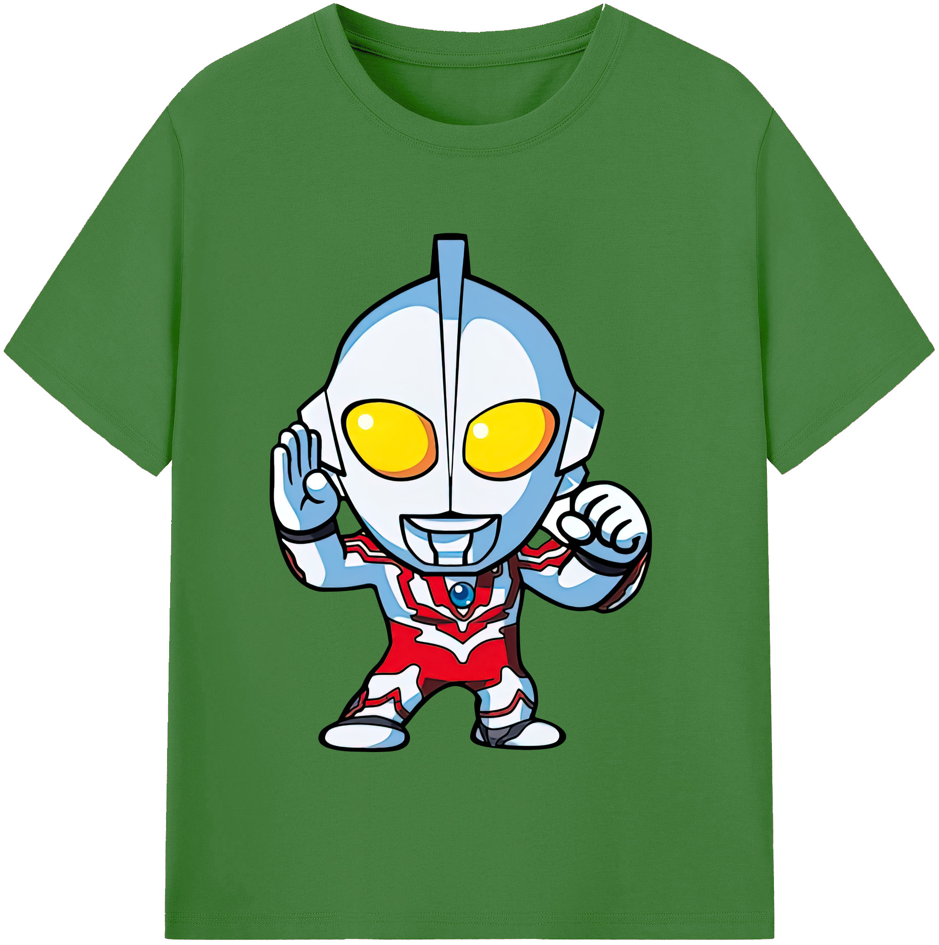 （画像用） ウルトラマン Ultraman レディースカジュアルプリントTシャツ（綿100％）